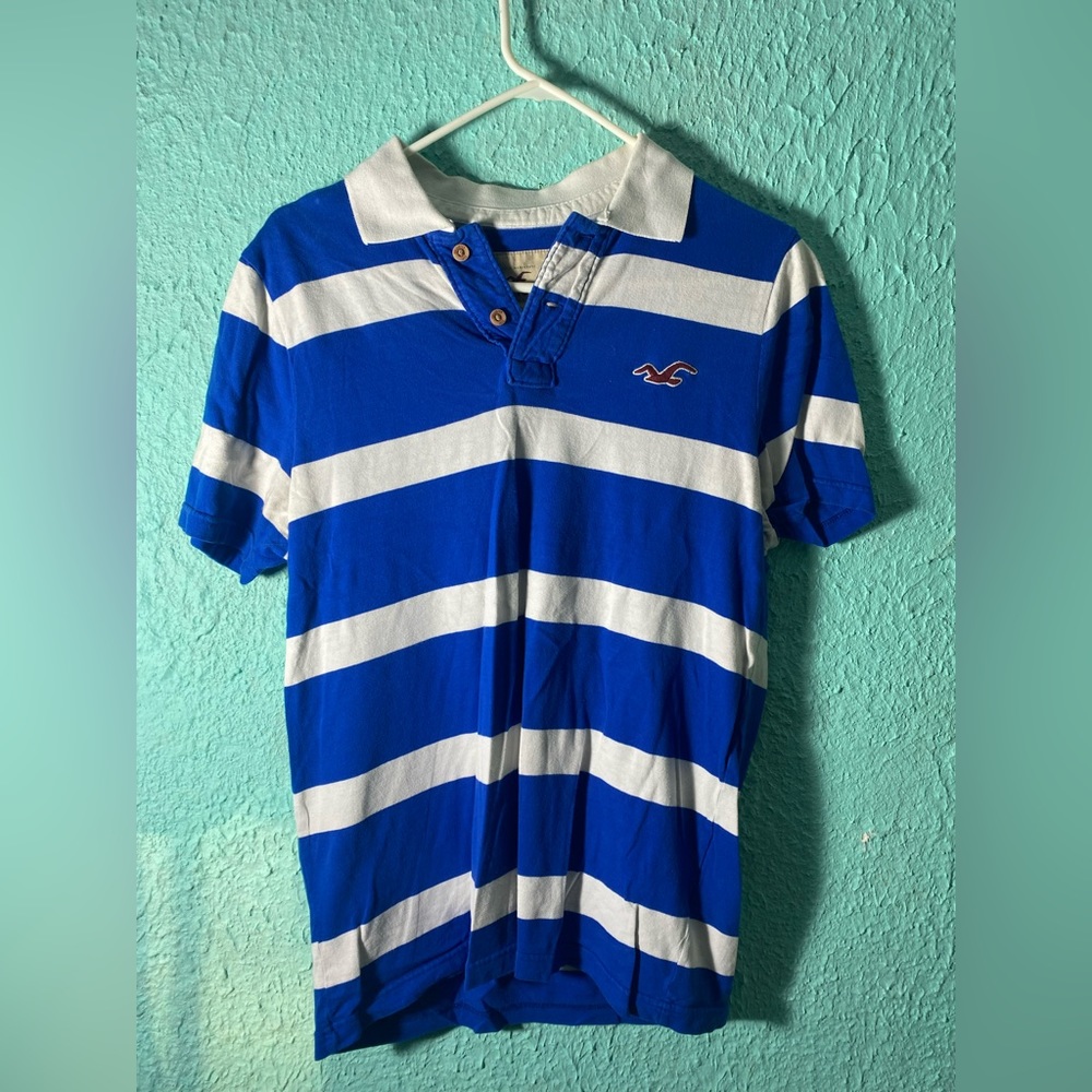 Hollister Striped Polo Men’s